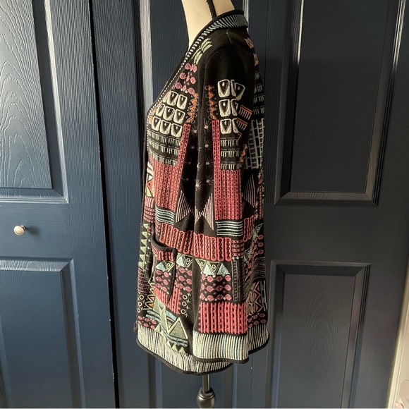 Johnny Was Biya Kane Embroidered Cardigan - Picture 7 of 13